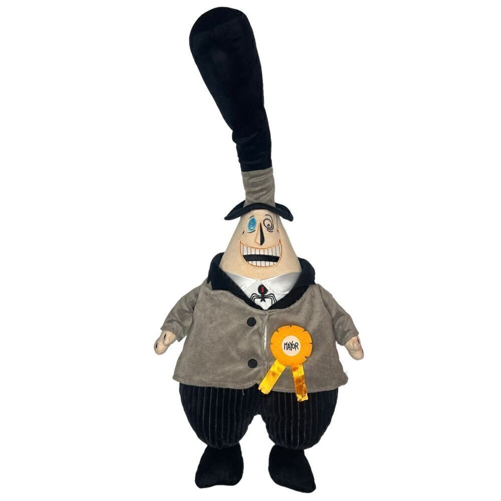 Disney Nightmare Before Christmas The Mayor Two Face Large‎ Plush 30”